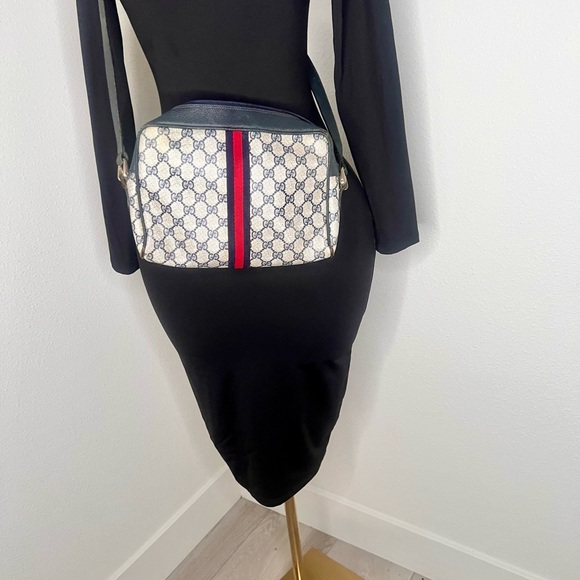 AUTHENTIC GUCCI vintage Ophidia shoulder bag. Circa 1980s - Picture 3 of 8